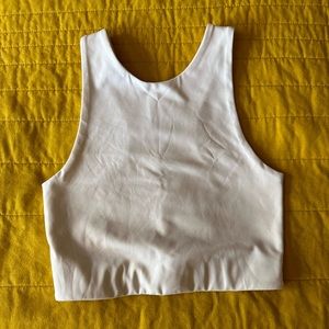 Girlfriend Collective Dylan Tank Bra Ivory